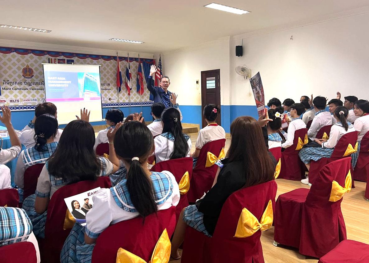 EAMU visit to USA International School, Siem Reap